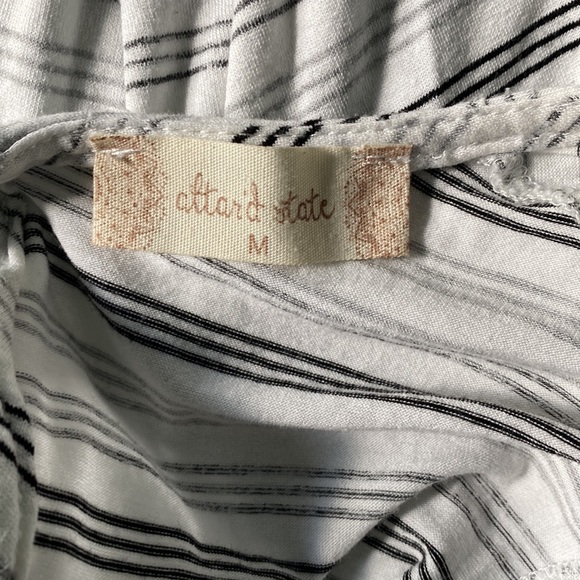 Altar’d State Short Sleeved Women’s Striped Shirt - Picture 11 of 11